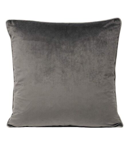 Paoletti Meridian Cushion Cover (Charcoal/Dove Grey)