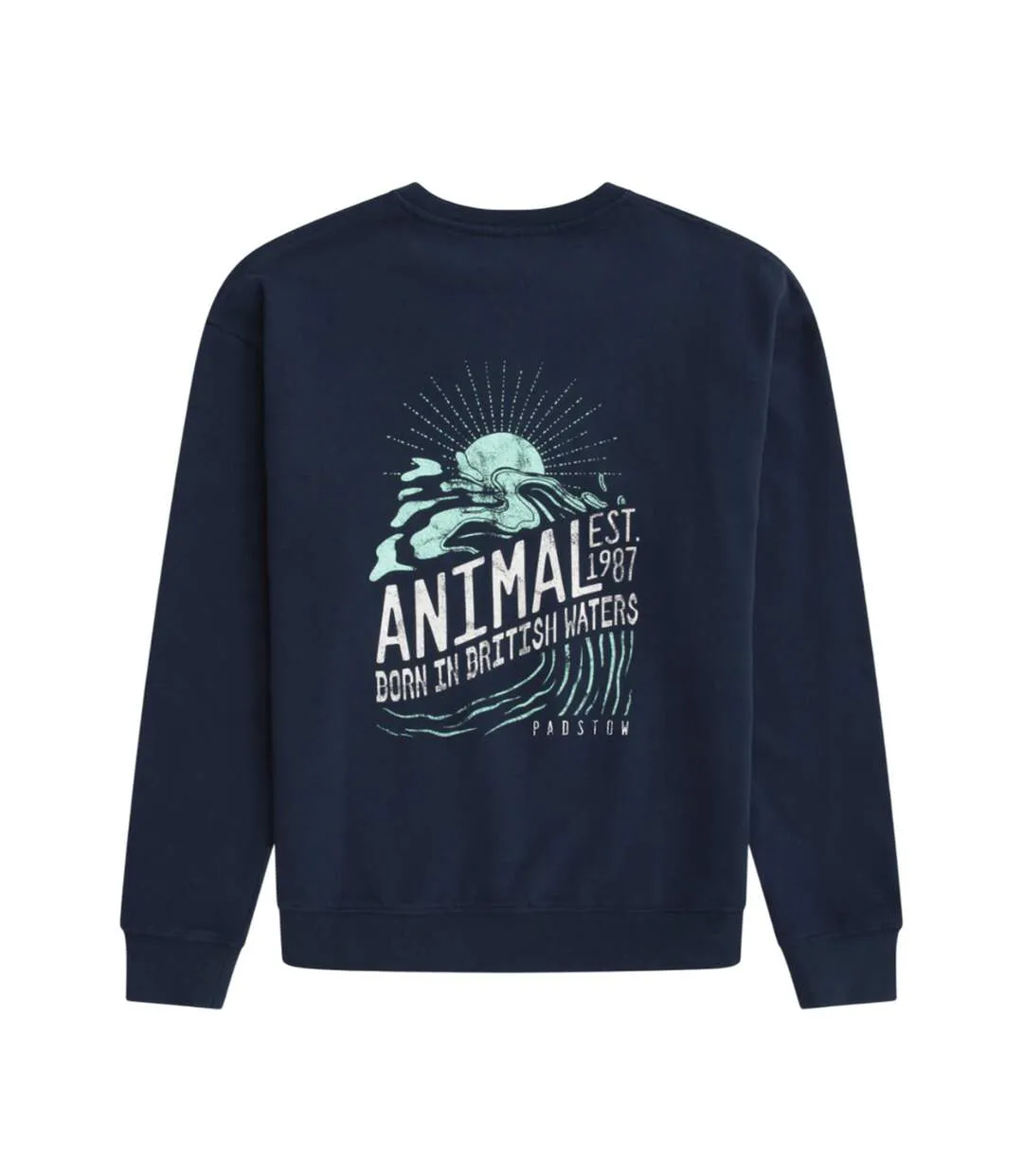 Sweat Jonah Padstow Homme Bleu Marine Animal-2