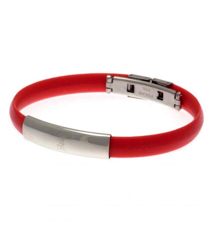 Liverpool FC Color Silicone Bracelet (Red) (One Size) - UTTA832