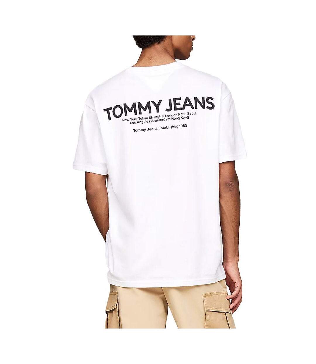 T-shirt blanc homme tommy hilfiger pri-2