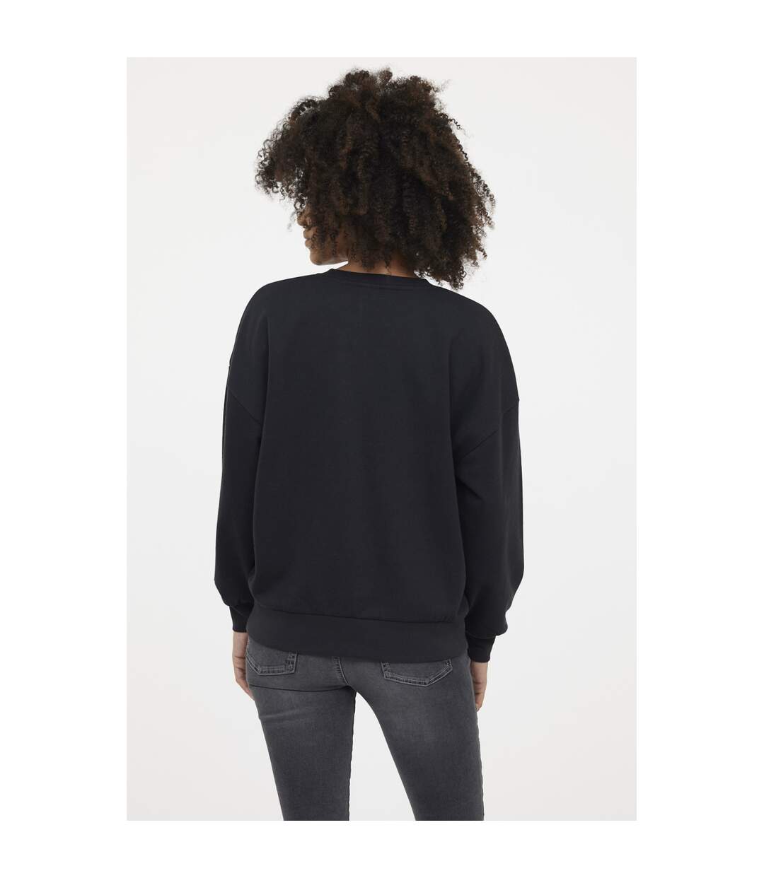 Sweatshirt manches longues coton loose ECLI