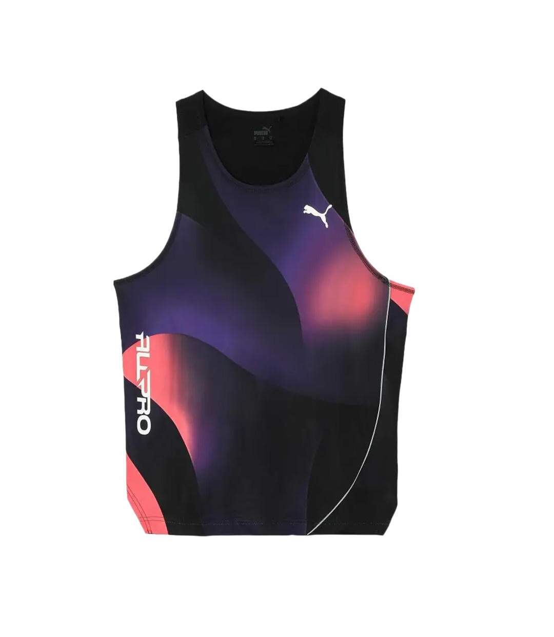 Débardeur noir/rose homme puma all pro aop-1