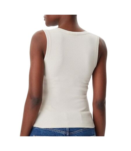 Débardeur beige femme tommy hilfiger essential bds - l