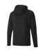 Mens Teamliga Quarter Zip Training Hoodie Black White Puma-2