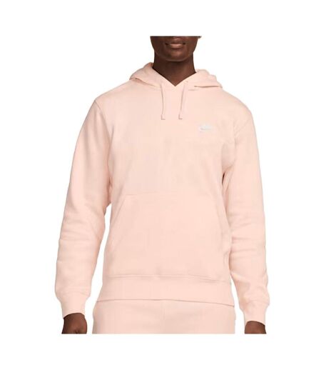 Sweat à capuche orange homme nike club hoodie