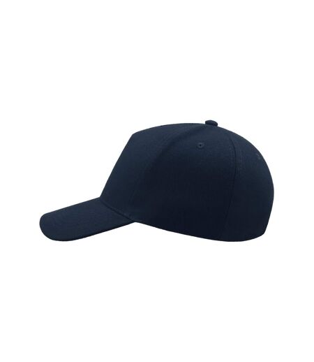 Atlantis Liberty Five Heavy Brush Cotton 5 Panel Cap (Navy) - UTAB192