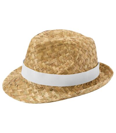 Chapeau d´été pricus adulte naturel / blanc Floso