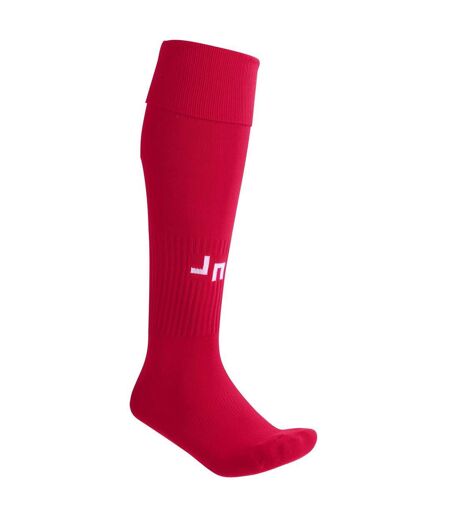 chaussettes sport unies - football - JN342 - rouge