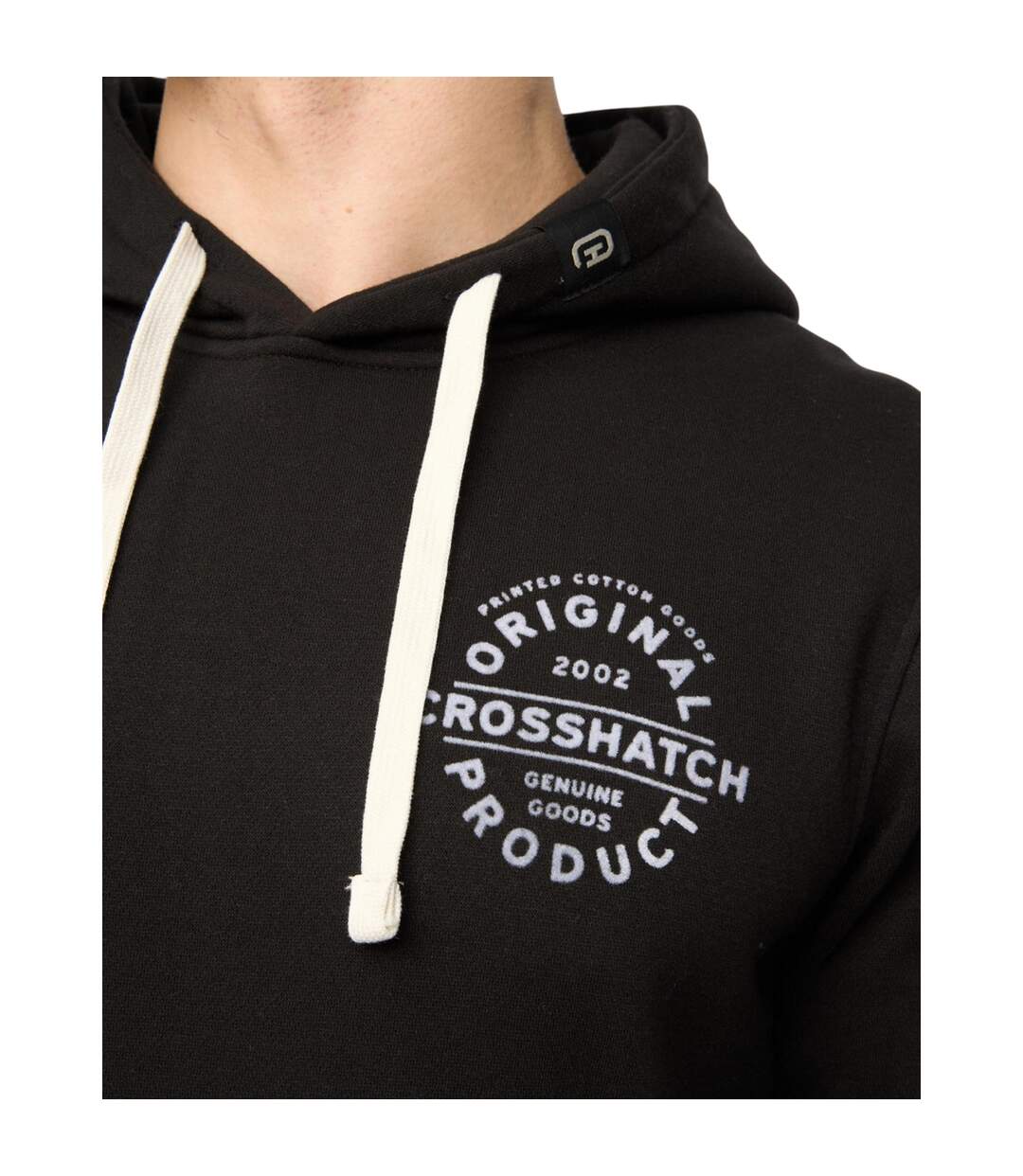 Sweat À Capuche Cresswell Homme Noir Crosshatch-4