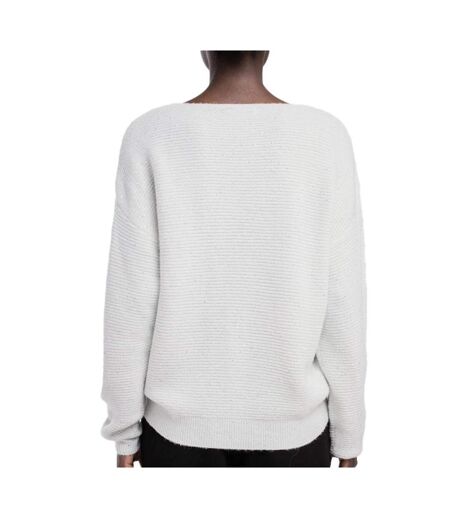 Pull à paillette blanc femme teddy smith prachel