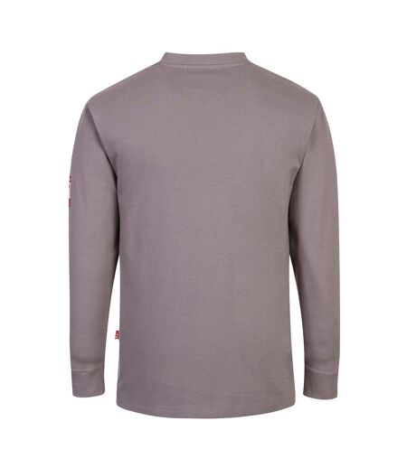 Portwest Mens Flame Resistant Henley T-Shirt (Gray) - UTPW220