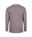 Mens flame resistant henley t-shirt grey Portwest-2