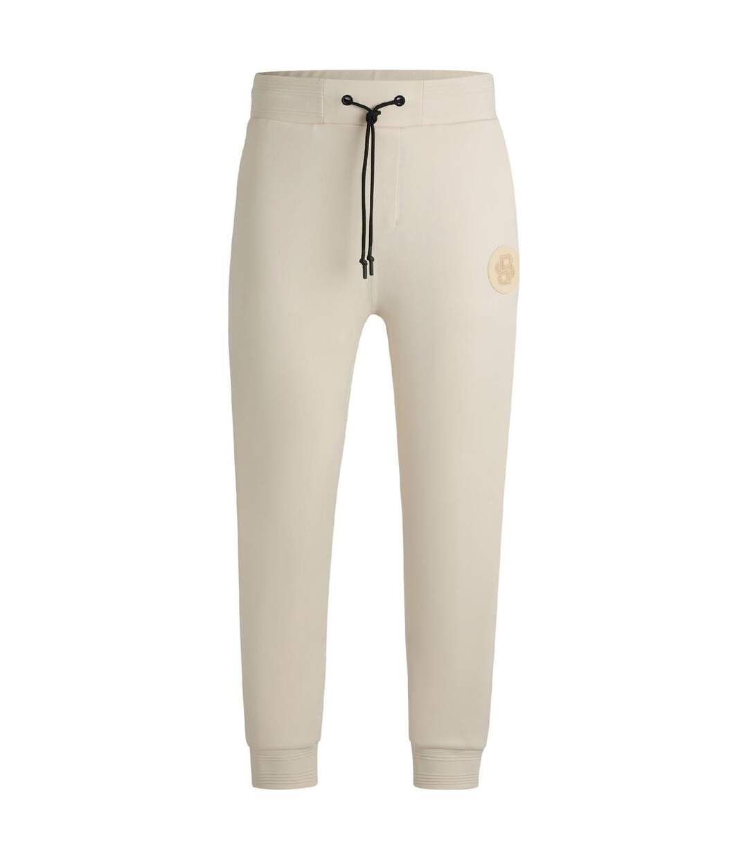 Mens Hadiko Tracksuit Bottoms White Boss-3