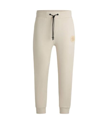 Mens Hadiko Tracksuit Bottoms White Boss