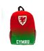 FA Wales - Sac à dos CYMRU (Rouge / Vert) (Taille unique) - UTTA10241