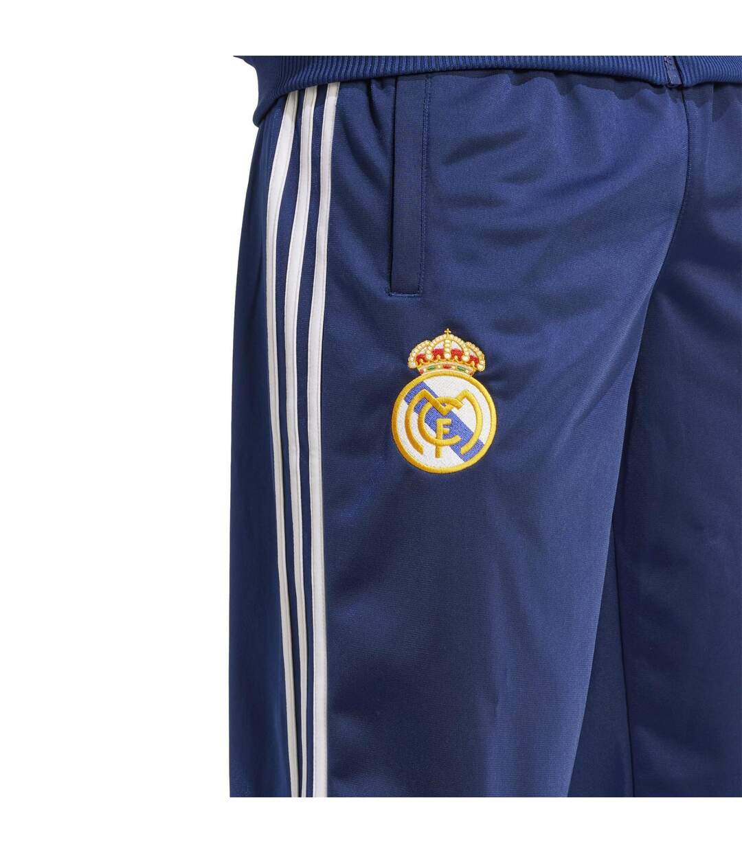 Pantalon De Survêtement Motif/style Real Madrid Cf Homme Bleu Foncé Adidas-4