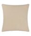 Strata woven stripe cushion cover 45cm x 45cm natural Yard