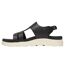 Womens/ladies Leather Ankle Strap Flat Sandals Black Merrell-3