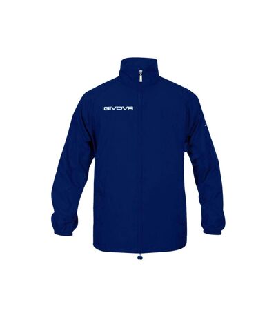 Mens Basico Waterproof Jacket Navy Blue Givova