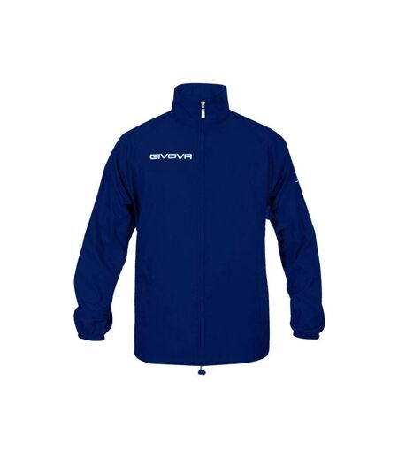 Mens Basico Waterproof Jacket Navy Blue Givova