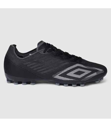 Mens Velocita Decima Pro Artificial Ground Football Boots Pirate Black Gunmetal Black Shimmer Umbro