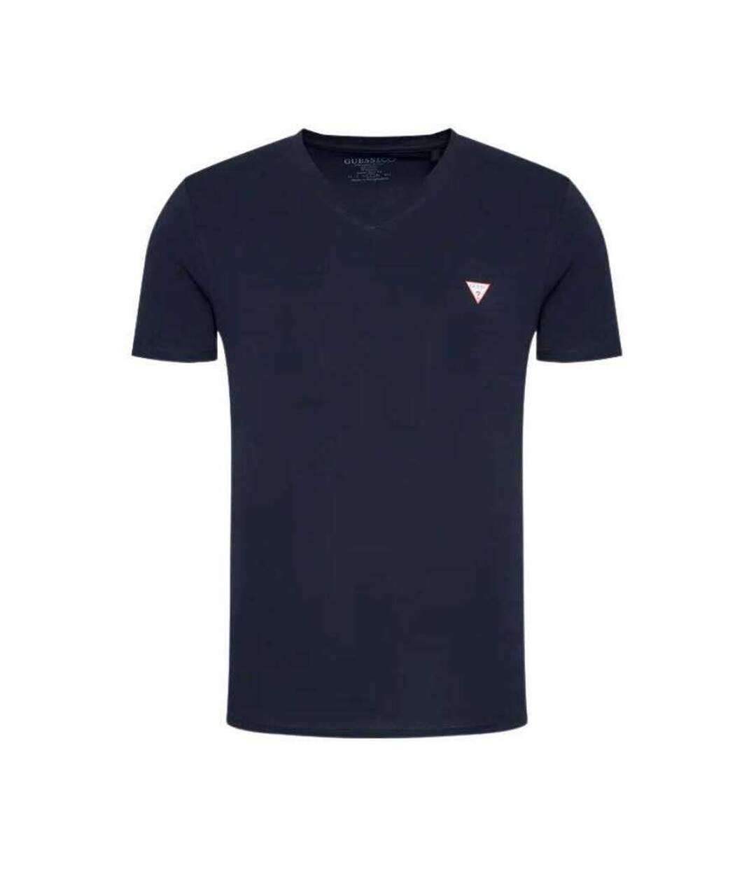 T-shirt Motif/style Logo Homme Bleu Marine Guess-1