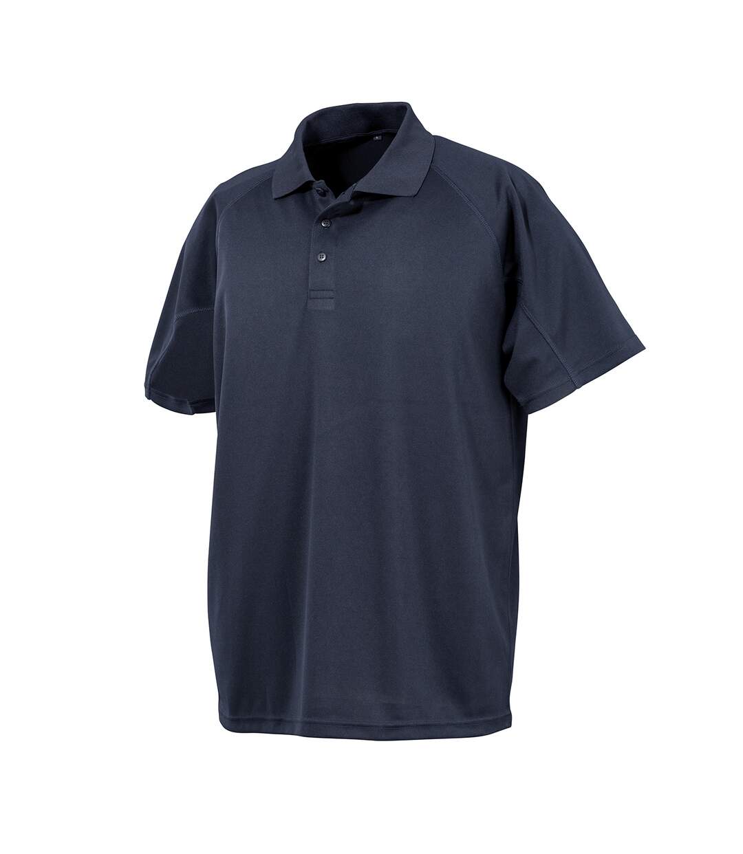 Spiro Impact Mens Performance Aircool Polo T-Shirt (Navy Blue) - UTBC4115-1