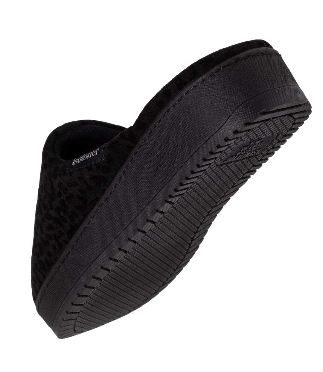 Isotoner Chaussons Mules femme ultra confortables, à mémoire de forme, semelle plateforme de 3,7 cm-5