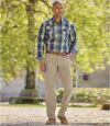 Pack of 2 Men's Stretch Pants - Beige Black Atlas For Men