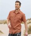 Sommerhemd aus Leinen und Baumwolle Atlas For Men