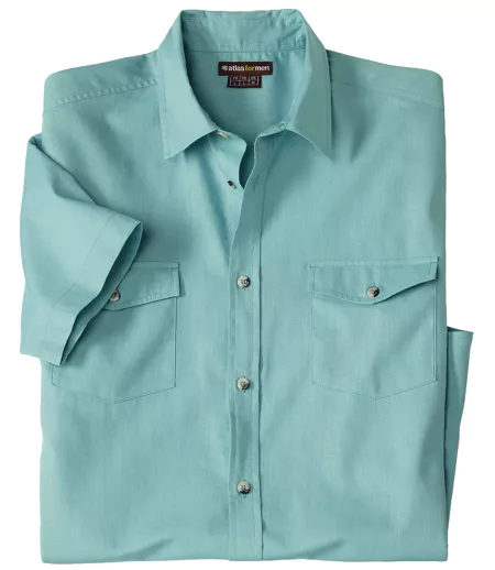La Chemise Manches Courtes Coton/Lin