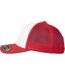 Casquette Trucker The Classic Retro Blanc Rouge Yupoong-3
