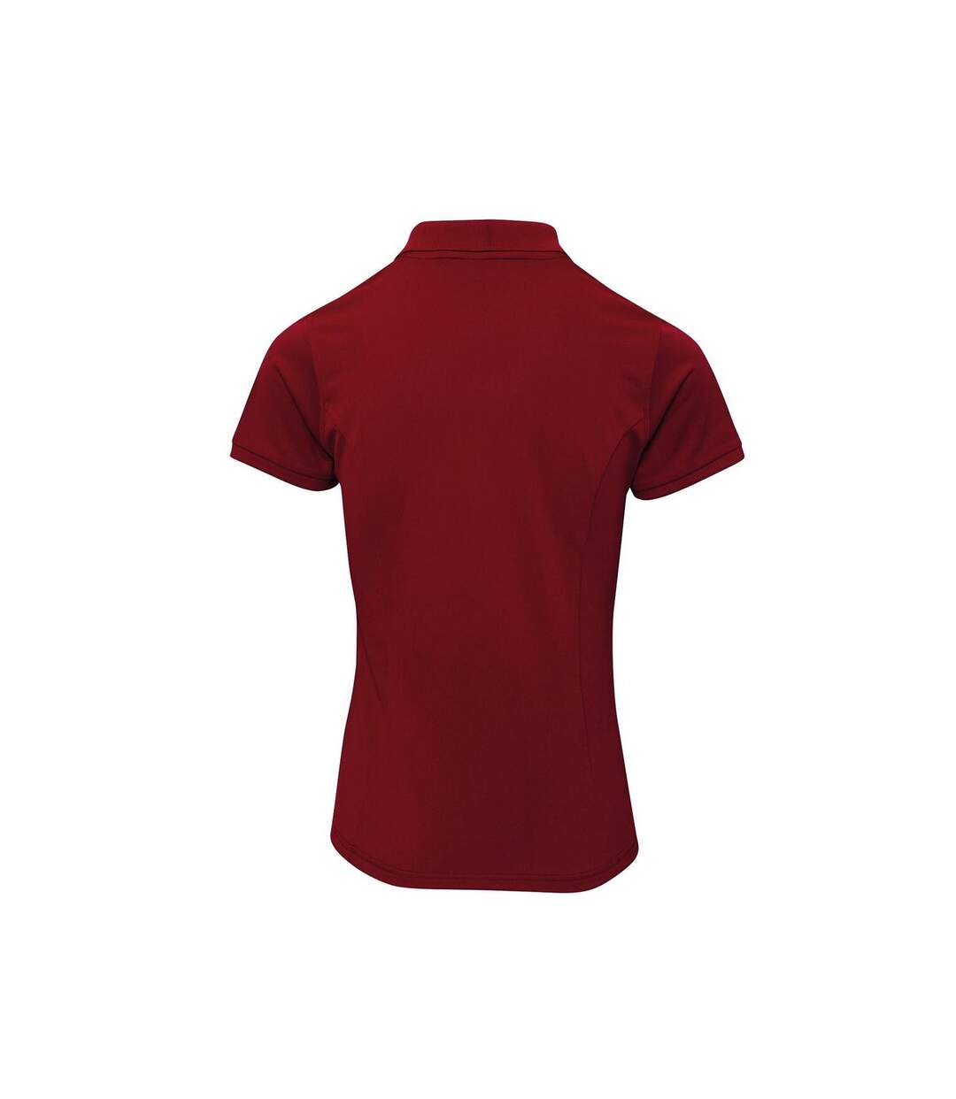 Womens/ladies coolchecker plus polo shirt burgundy Premier-2