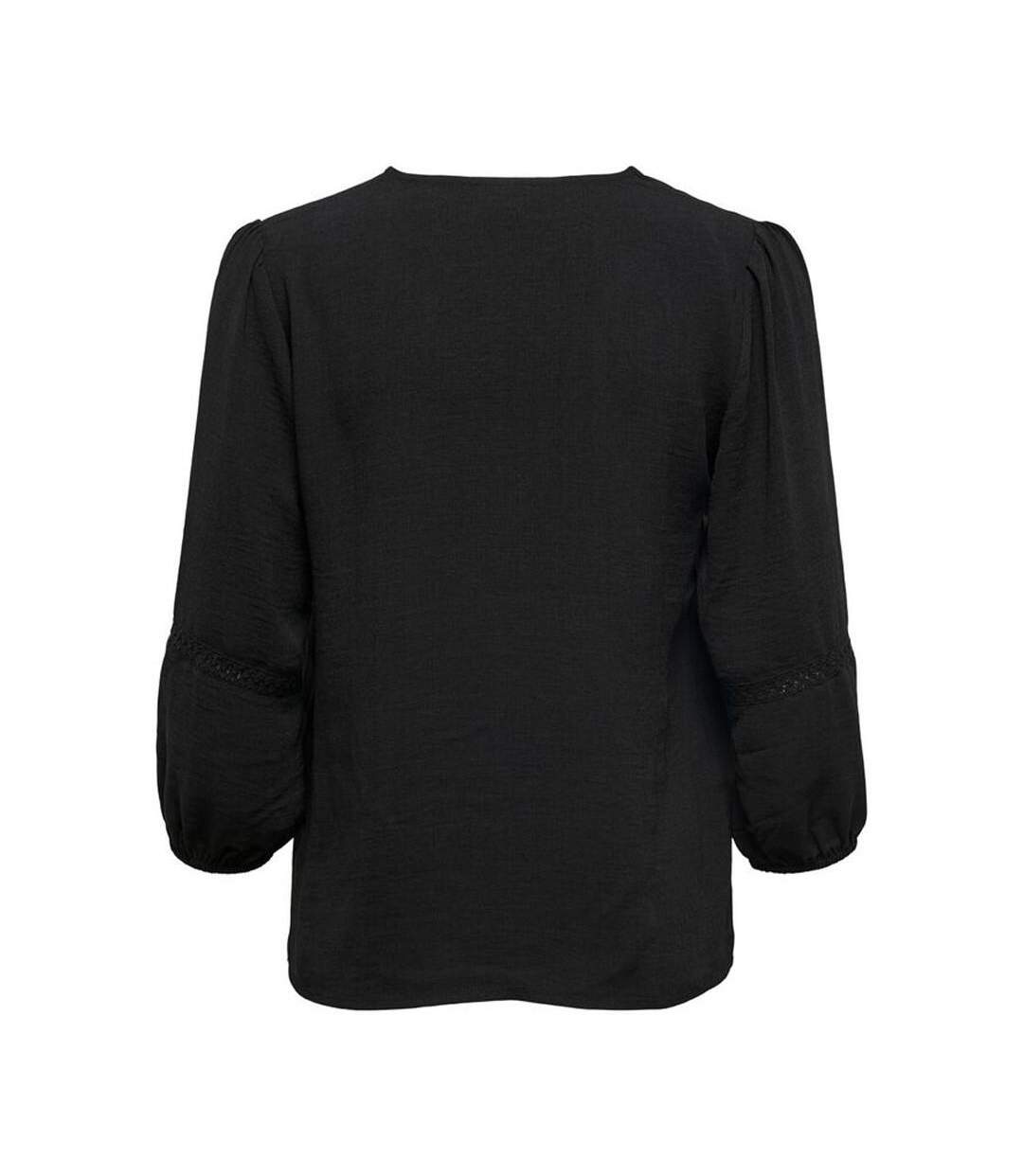 Blouse noir femme jdy divya-2