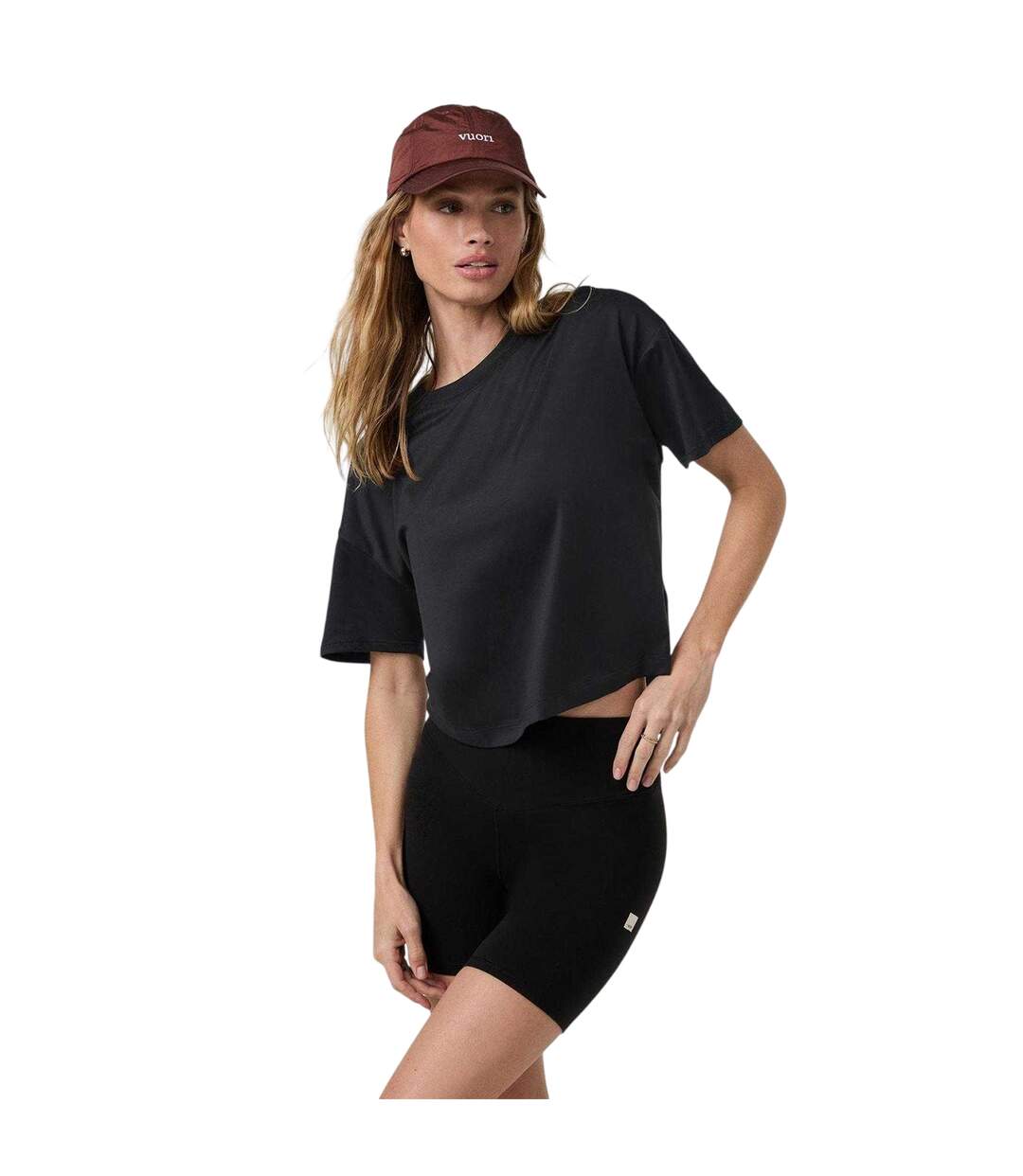 Haut Sport Femme Noir Chiné Vuori-4