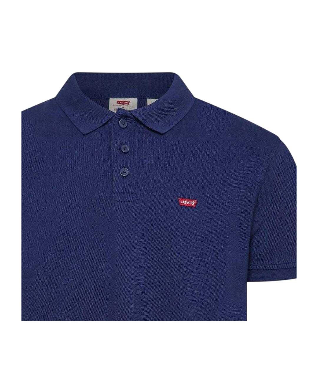 Mens Housemark Polo Shirt Blue Ribbon Levis-3