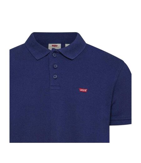 Mens Housemark Polo Shirt Blue Ribbon Levis