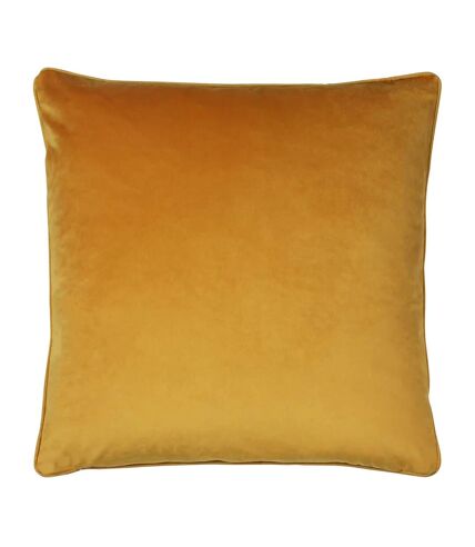 Wisteria velvet square cushion cover one size gold Furn