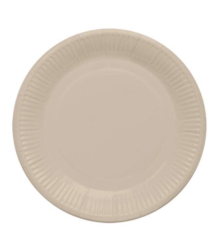 Lot de 20 Assiettes en Carton Vitamine 18cm Lin
