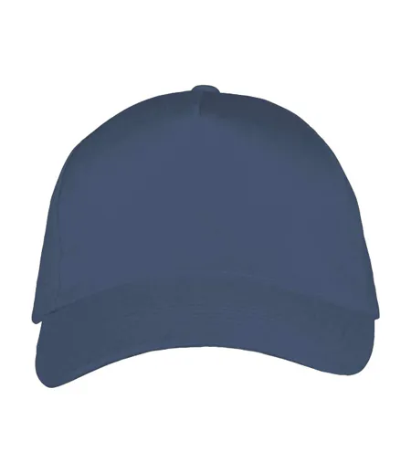 Casquette De Baseball Long Beach Bleu Denim SOLS