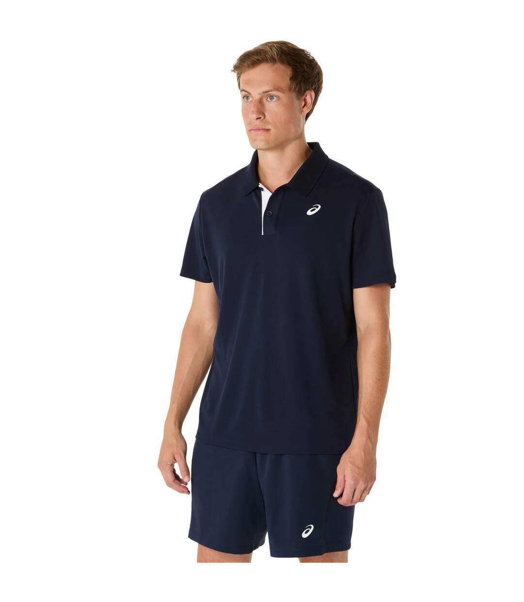 Mens Lightweight Tennis Polo Shirt Blue Asics-2
