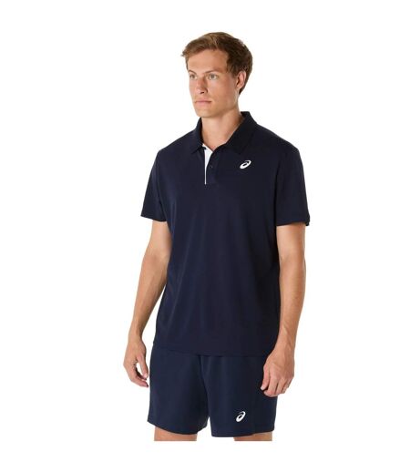 Mens Lightweight Tennis Polo Shirt Blue Asics