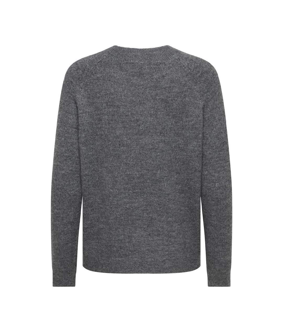 Pull gris femme jdy lanora-2