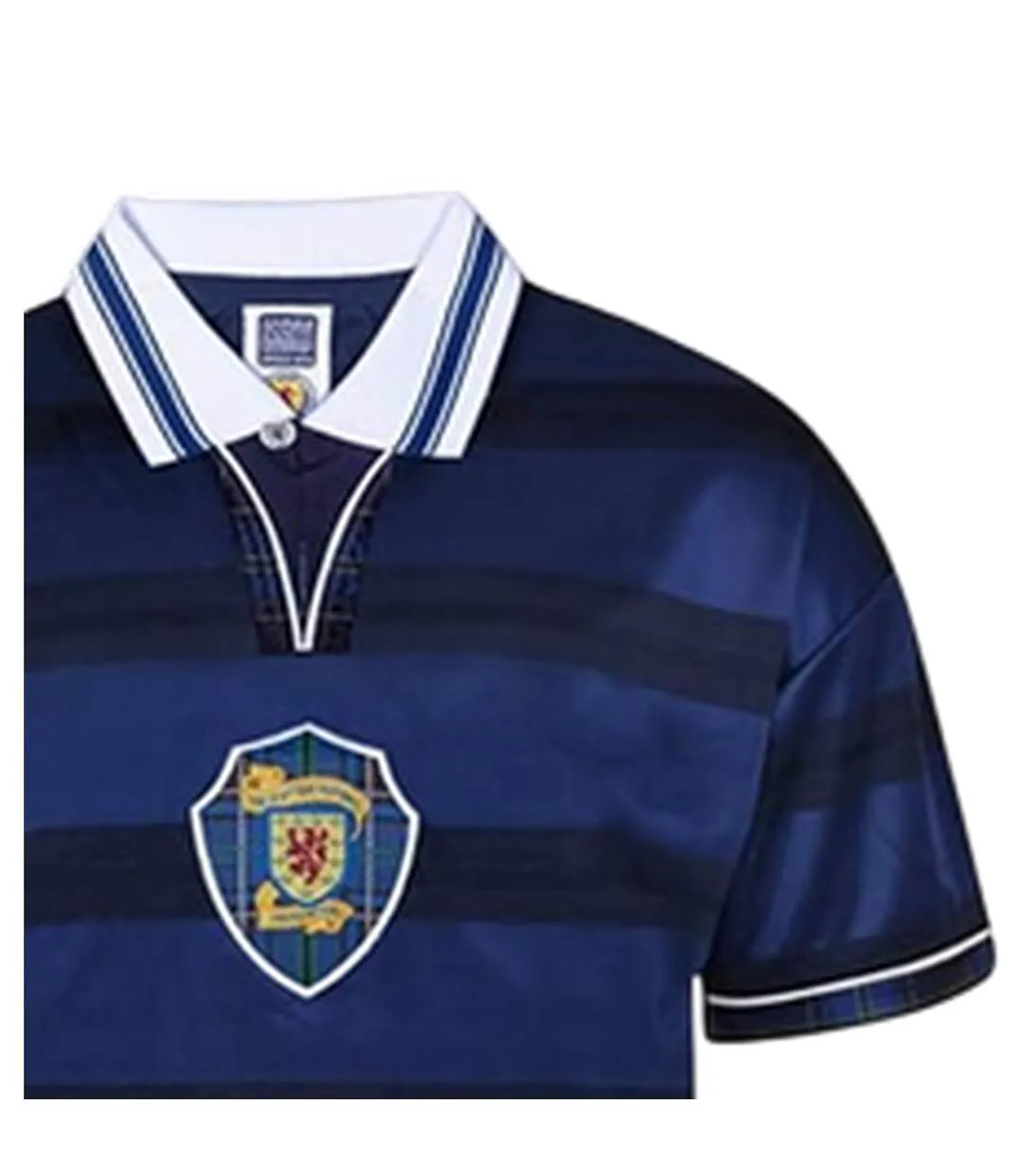 Maillot De Foot Motif/style Écosse Retro International Homme Bleu Blanc Score Draw-4