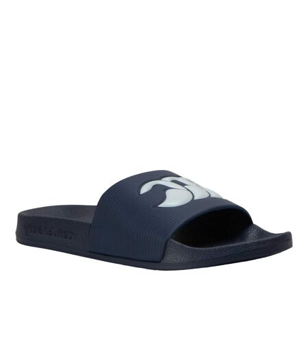 Claquettes Adulte Bleu Marine Blanc Canterbury