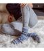 2 Pairs Mens Thermal Slipper Socks 2.6 TOG Non Slip Double Layer Warm Socks-6