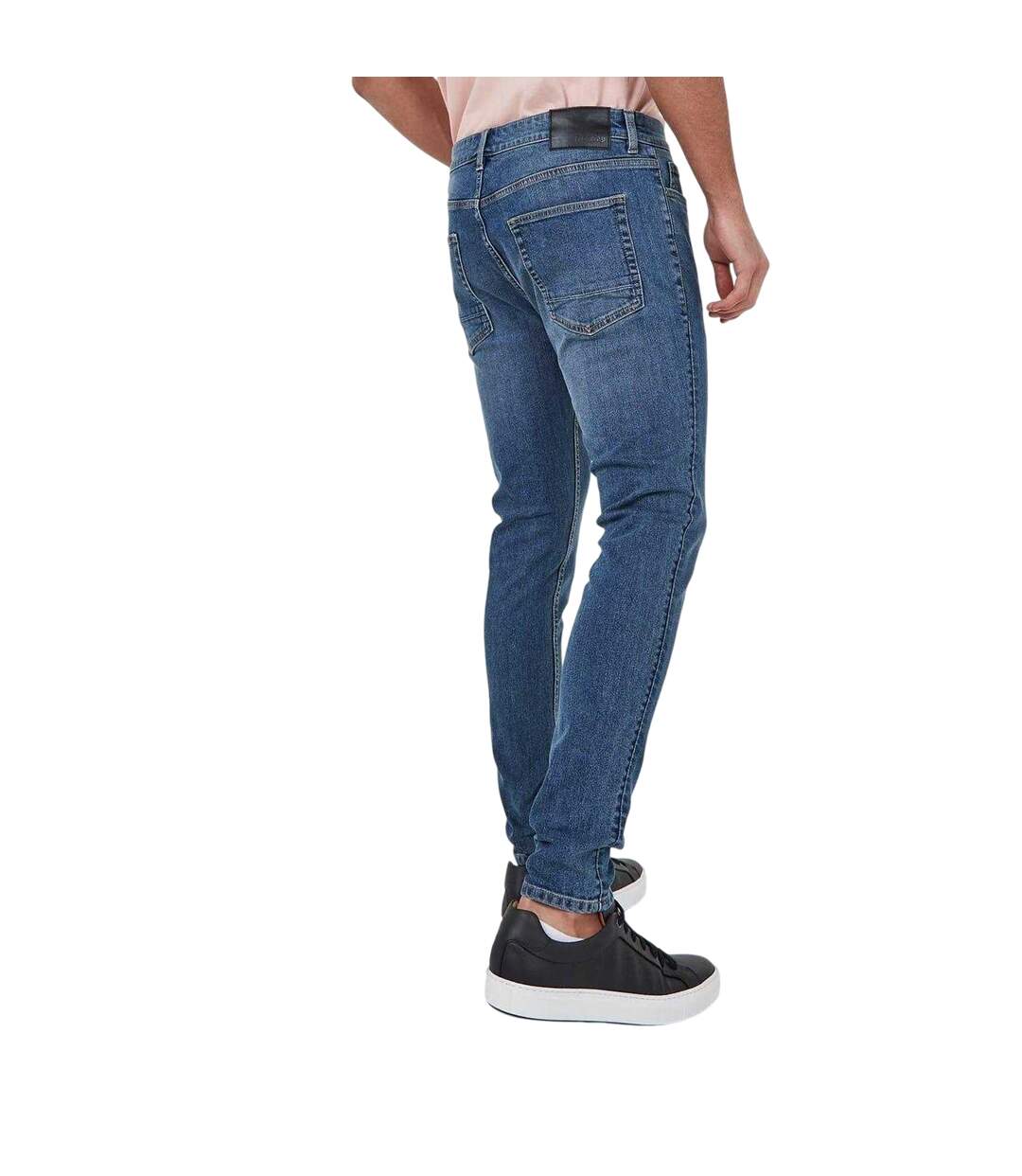 Jean Motif/style Logo Homme Bleu Firetrap-3