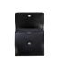 Cash Inside Jitney French Leather Wallet One Size Black Off White-2