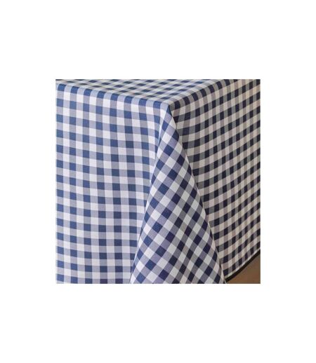 Nappe Antitache Imprimé Vichy 150x240cm Bleu