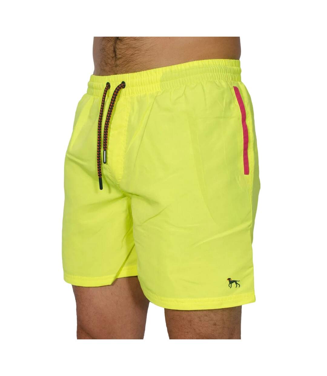 Short de bain sand homme jaune fluo Bewley & Ritch